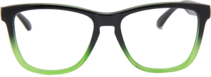 BOOZEFACE II BLACK FADE GREEN GREEN PRESCRIPTION GLASSES FRAME