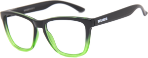 BOOZEFACE II BLACK FADE GREEN GREEN PRESCRIPTION GLASSES FRAME