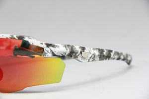 2025 STINGER SNOW CAMO RUBY FIRE POLARIZED RX PRESCRIPTION SUNGLASSES