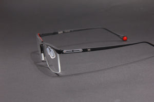 IGNITE NUKE TITANIUM MATTE BLACK SILVER PRESCRIPTION EYEGLASSES SPECTACLES
