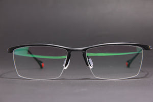 IGNITE NUKE TITANIUM MATTE BLACK SILVER PRESCRIPTION EYEGLASSES SPECTACLES
