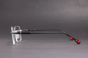TITAN NUKE TITANIUM GUN MATTE BLACK RIMLESS PRESCRIPTION EYEGLASSES SPECTACLES