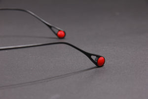 TITAN NUKE TITANIUM GUN MATTE BLACK RIMLESS PRESCRIPTION EYEGLASSES SPECTACLES