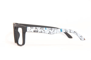 ORACLE MATTE BLACK SKULL PRINT PRESCRIPTON GLASSES