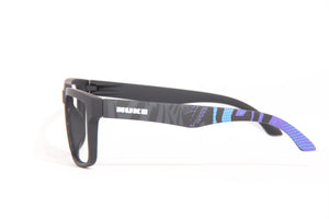 ORACLE MATTE BLACK BLUE GRAFITTI PRINT PRESCRIPTON GLASSES