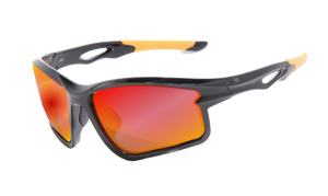 ION GLOSS BLACK FIRE POLARIZED UV400 SUNGLASSES