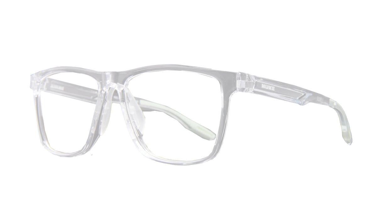 BLACK FRIDAY SPECIALS ANY 2 FOR $99 ASTRAL LUNAR SQUARE CLEAR PRESCRIPTION GLASSES - NUKE OPTICS