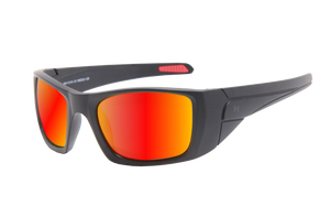 VOID MATTE BLACK FIRE POLARIZED UV400 SUNGLASSES