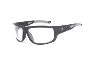 SPECTRAL Z87.1 MATTE BLACK GREY TIP CLEAR Z87.1