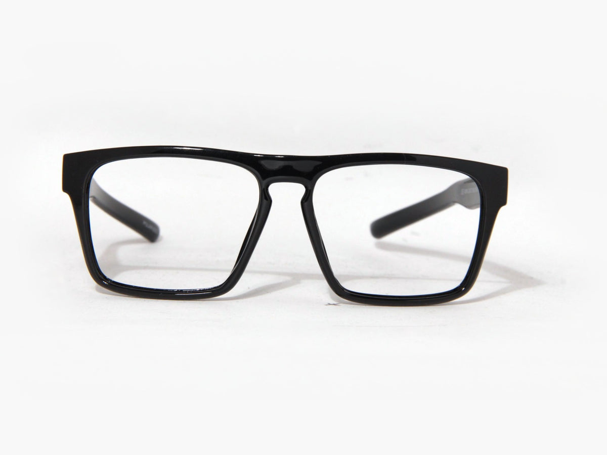 DART Gloss Black Eyeglasses with measurements