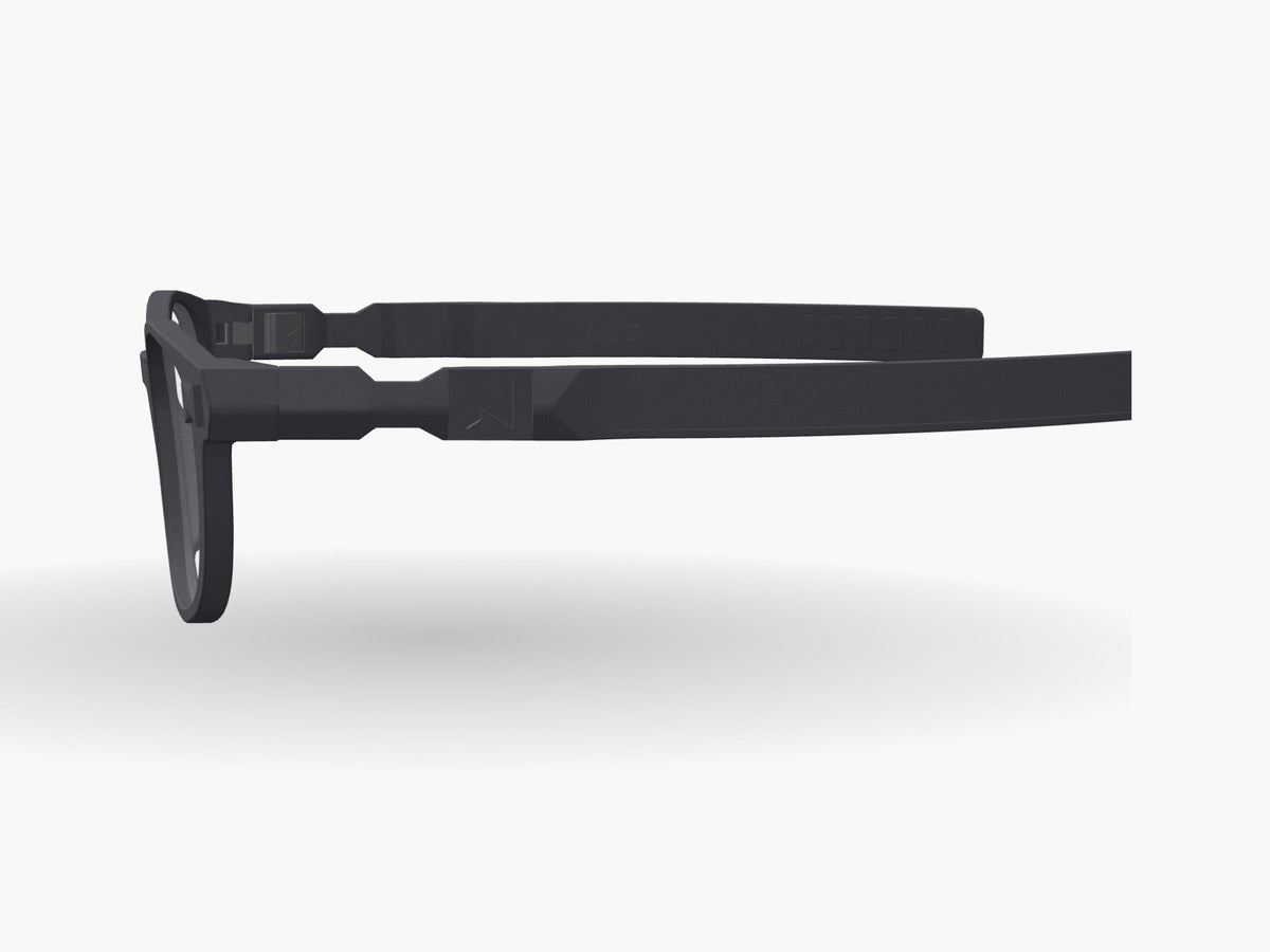 Titan One round modular prescription frame, side view