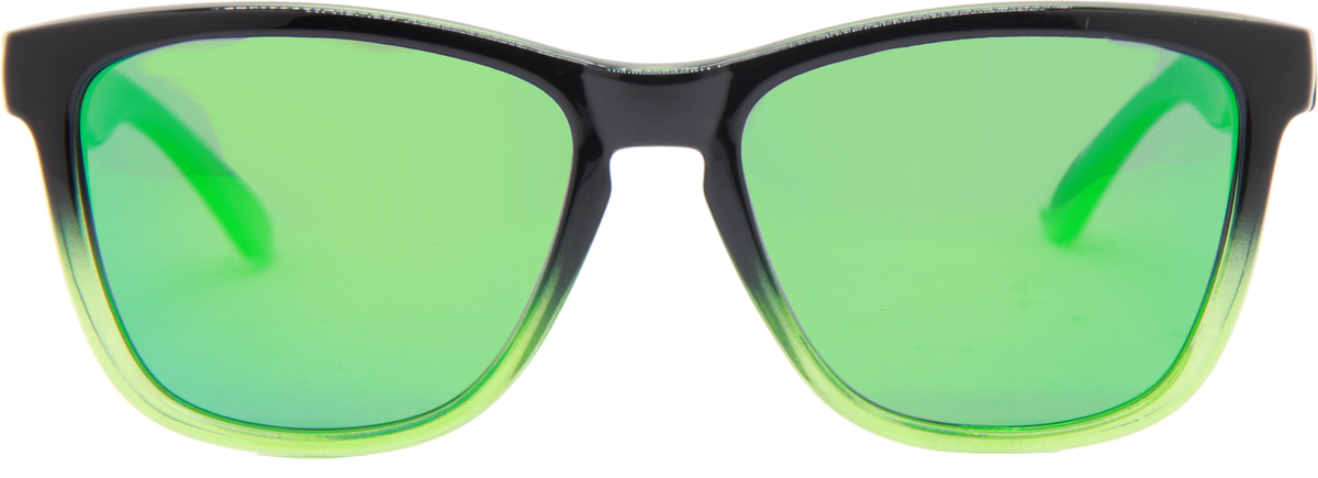 BLACK FRIDAY SPECIALS ANY 2 FOR $99 BOOZEFACE II BLACK FADE GREEN GREEN POLARIZED SUNGLASSES (Copy)