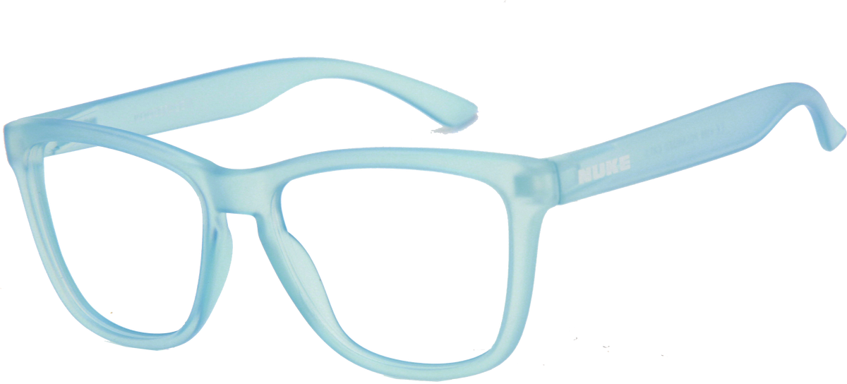BOOZEFACE II FROSTED BLUE BLUE PRESCRIPTION GLASSES FRAME