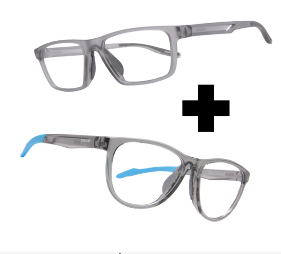 COMBO DEAL SOLAR CLEAR GREY BLUE + CRIMSON FROSTED GREY