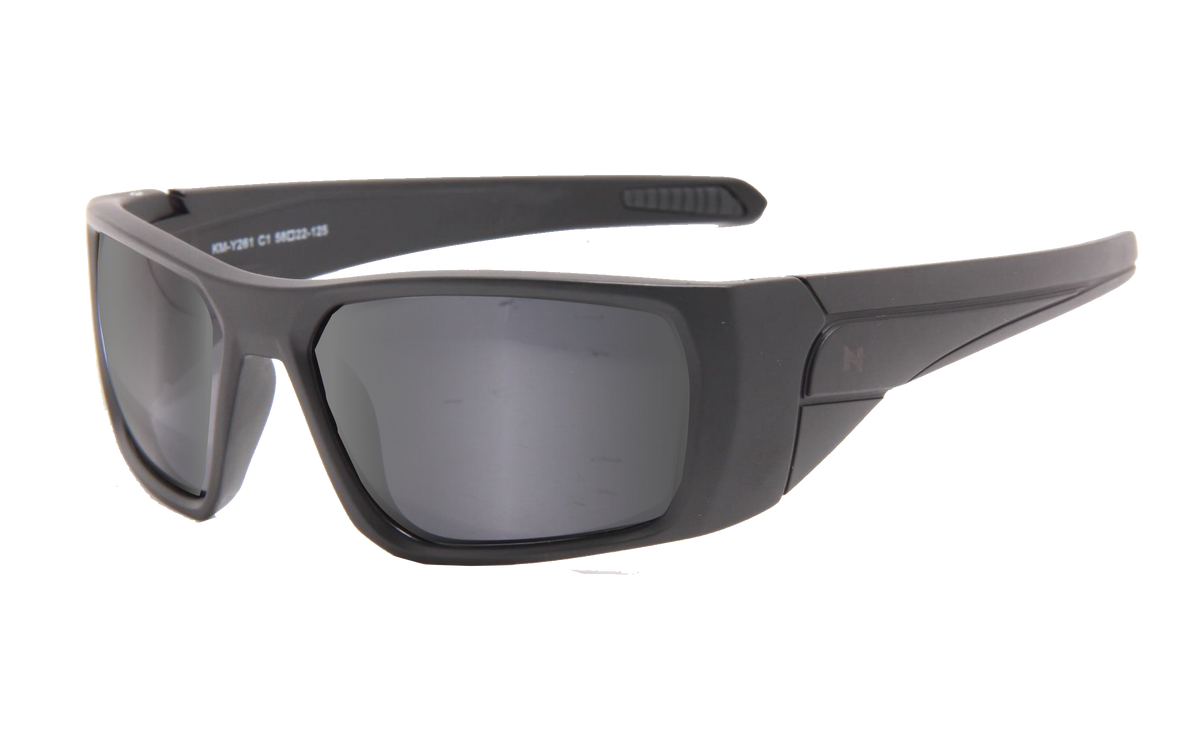 COSMIC MATTE BLACK BLACK POLARIZED UV400 SUNGLASSES