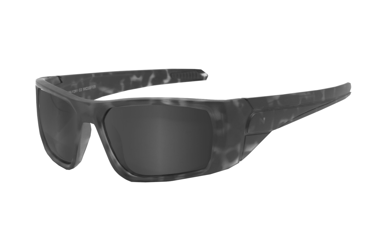 COSMIC FROSTED TORTISE CAMO BLACK POLARIZED UV400 SUNGLASSES