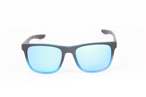 2024 HADES MATTE BLACK FROSTED BLUE BLUE POLARIZED SUNGLASSES