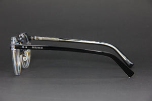 2024 NUKE SPACE ACETATE ROUND BLACK FADE CLEAR  EYEGLASSES (HANDCRAFTED EDITION)