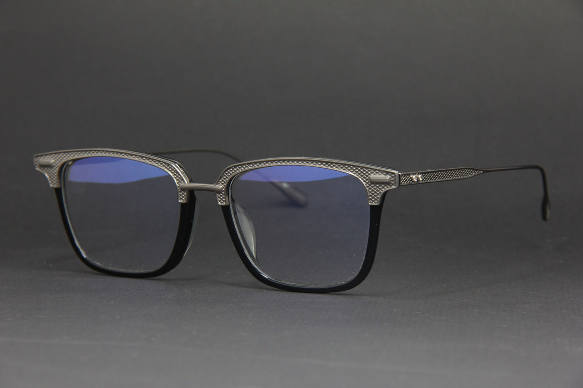 2024 NUKE NIMROD TITANIUM/ GUN METAL ACETATE  GLOSS BLACK EYEGLASSES (HANDCRAFTED EDITION)