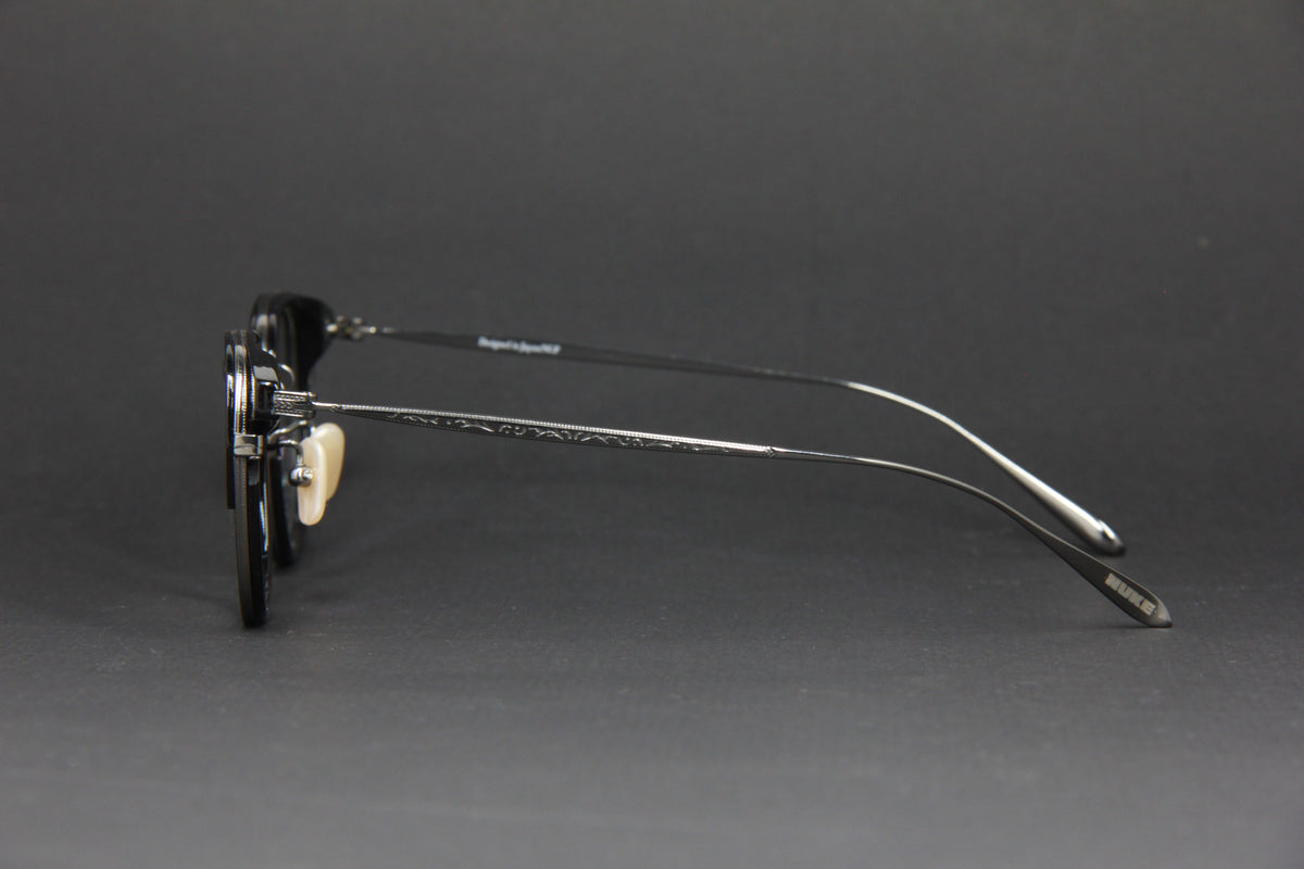 2024 NUKE TALOS TITANIUM/ACETATE BLACK SILVER EYEGLASSES (HANDCRAFTED EDITION)
