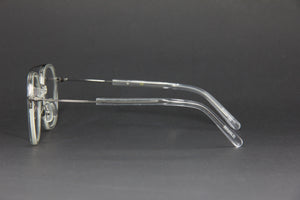 2024 NUKE MARS TITANIUM CLEAR ACETATE ROUND EYEGLASSES (HANDCRAFTED EDITION)