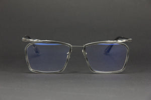 2024 NUKE SPIKE GUN TITANIUM CLEAR GREY ACETATE EYEGLASSES (HANDCRAFTED EDITION)