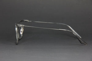 2024 NUKE SPIKE GUN TITANIUM CLEAR GREY ACETATE EYEGLASSES (HANDCRAFTED EDITION)