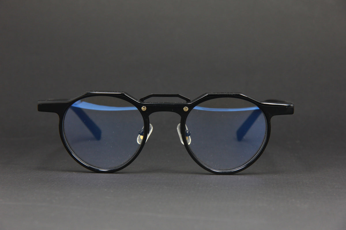 2024 NUKE SPACE ACETATE ROUND  GLOSS BLACK EYEGLASSES (HANDCRAFTED EDITION)