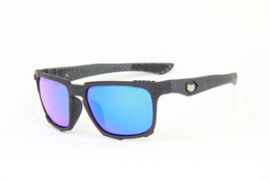 OUTLAW GHOST GRAPHITE BLACK SPEAR MATTE CARBON FIBER PRINT BLUE POLARIZED (2024)