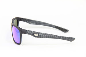 OUTLAW GHOST GRAPHITE BLACK SPEAR MATTE CARBON FIBER PRINT BLUE POLARIZED (2024)