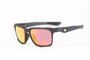OUTLAW GHOST GRAPHITE BLACK SPEAR MATTE CARBON FIBER PRINT RUBY FIRE POLARIZED
