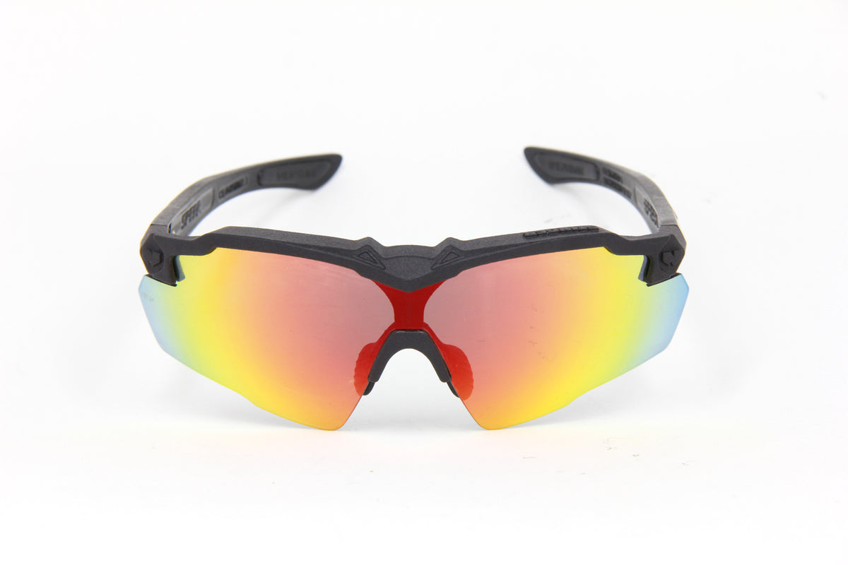 STINGER Z87.1 GRAPHITE BLACK SPEAR INDUSTRIAL BLACK RUBY FIRE Z87.1 EX LENSES (2024)