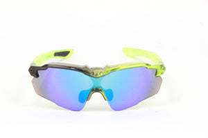 STINGER Z87.1 LUMINOUS GREEN FADE BLACK SPEAR LUMINOUS GREEN BLUE Z87.1 LENSES (2024)
