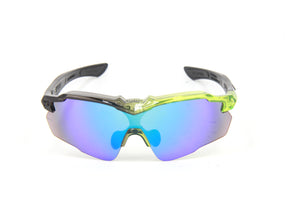 STINGER Z87.1 LUMINOUS GREEN FADE BLACK SPEAR INDUSTRIAL BLACK BLUE Z87.1 LENSES (2024)