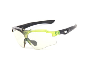 STINGER Z87.1 LUMINOUS GREEN FADE BLACK SPEAR INDUSTRIAL BLACK CLEAR Z87.1 LENSES (2024)