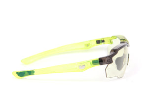 STINGER Z87.1 LUMINOUS GREEN FADE BLACK SPEAR LUMINOUS GREEN CLEAR Z87.1 LENSES (2024)