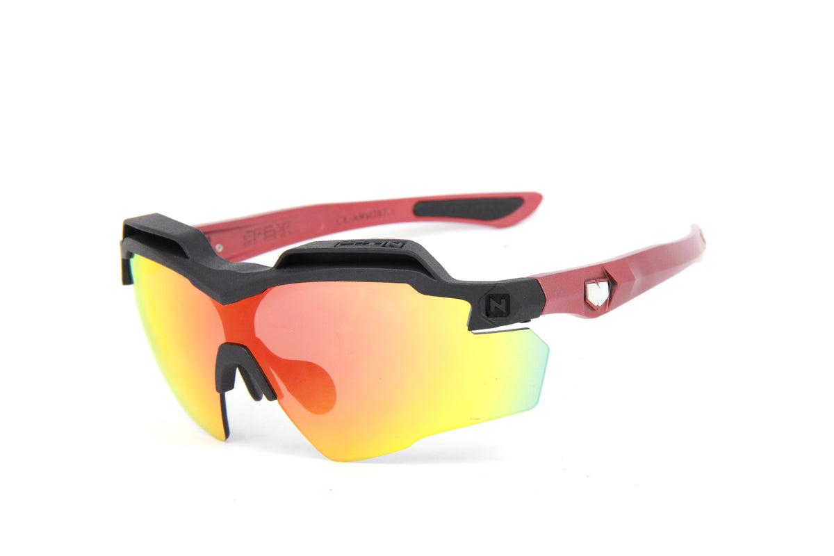 STINGER PRO GRAPHITE BLACK SPEAR METALLIC BRONZE RED  Z87.1 RUBY FIRE EX LENSES (2024)