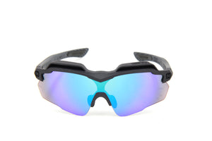 STINGER PRO GRAPHITE BLACK SPEAR MATTE CARBON FIBER PRINT Z87.1 BLUE LENSES (2024)