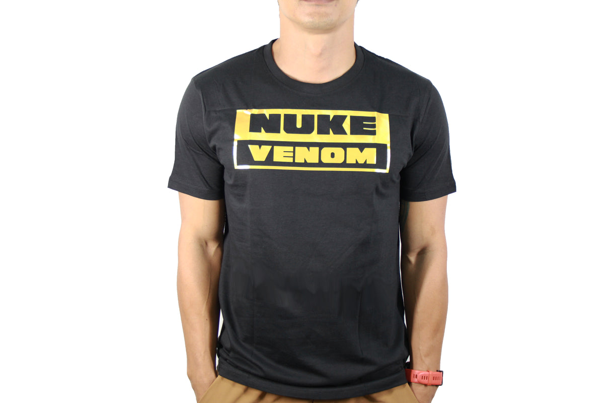 NUKE VENOM GOLD FOIL BLACK T-SHIRT (2024)