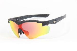 STINGER Z87.1 GRAPHITE BLACK SPEAR DIGITAL CAMO BLACK RUBY FIRE  Z87.1  LENSES (2024)