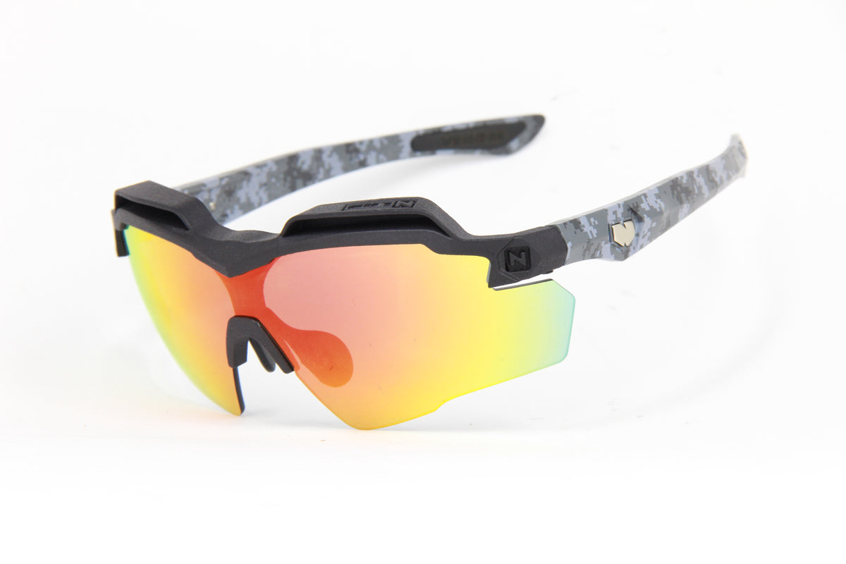 STINGER PRO GRAPHITE BLACK SPEAR DIGITAL CAMO GREY Z87.1 RUBY FIRE EX LENSES (2024)