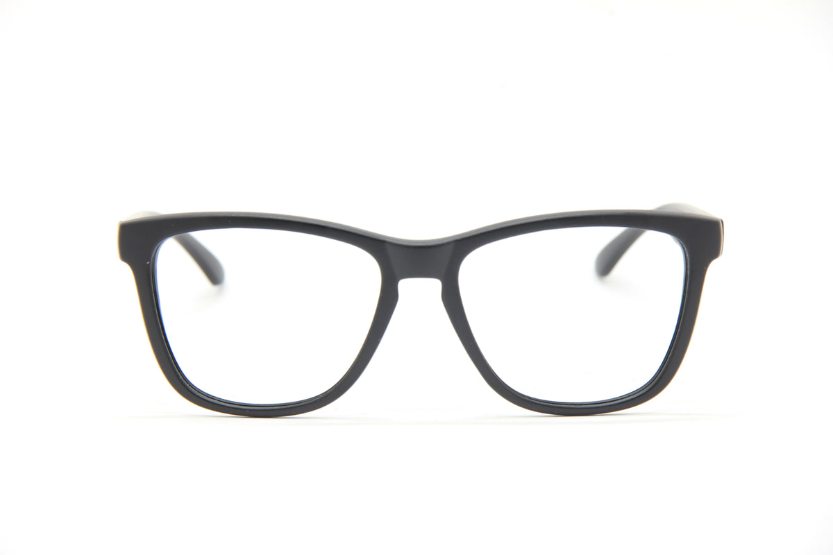 BOOZEFACE II MATTE BLACK BLACK PRESCRIPTION EYEGLASSES