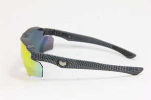 2025 STINGER CARBON FIBER PRINT RUBY POLARIZED RX PRESCRIPTION SUNGLASSES