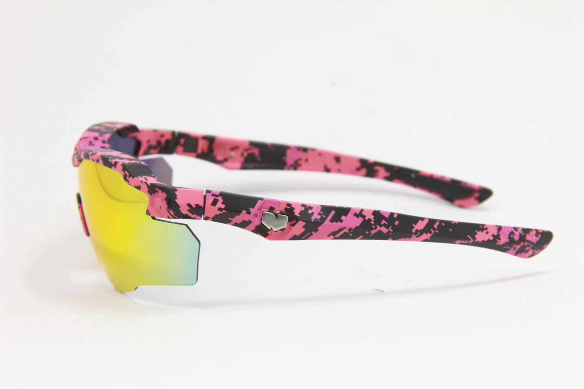 COMBO 2025 STINGER PINK CAMO RUBY FIRE Z87.1 SAFETY RX PRESCRIPTION SUNGLASSES