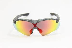 COMBO 2025 STINGER JUNGLE GUN GREY CAMO RUBY FIRE POLARIZED RX PRESCRIPTION SUNGLASSES