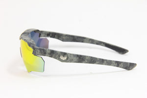COMBO 2025 STINGER JUNGLE GUN GREY CAMO RUBY FIRE POLARIZED RX PRESCRIPTION SUNGLASSES