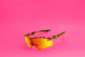 2025 STINGER PINK CAMO RUBY FIRE POLARIZED RX PRESCRIPTION SUNGLASSES