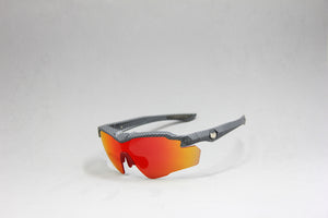 2025 STINGER CARBON FIBER PRINT RUBY POLARIZED RX PRESCRIPTION SUNGLASSES