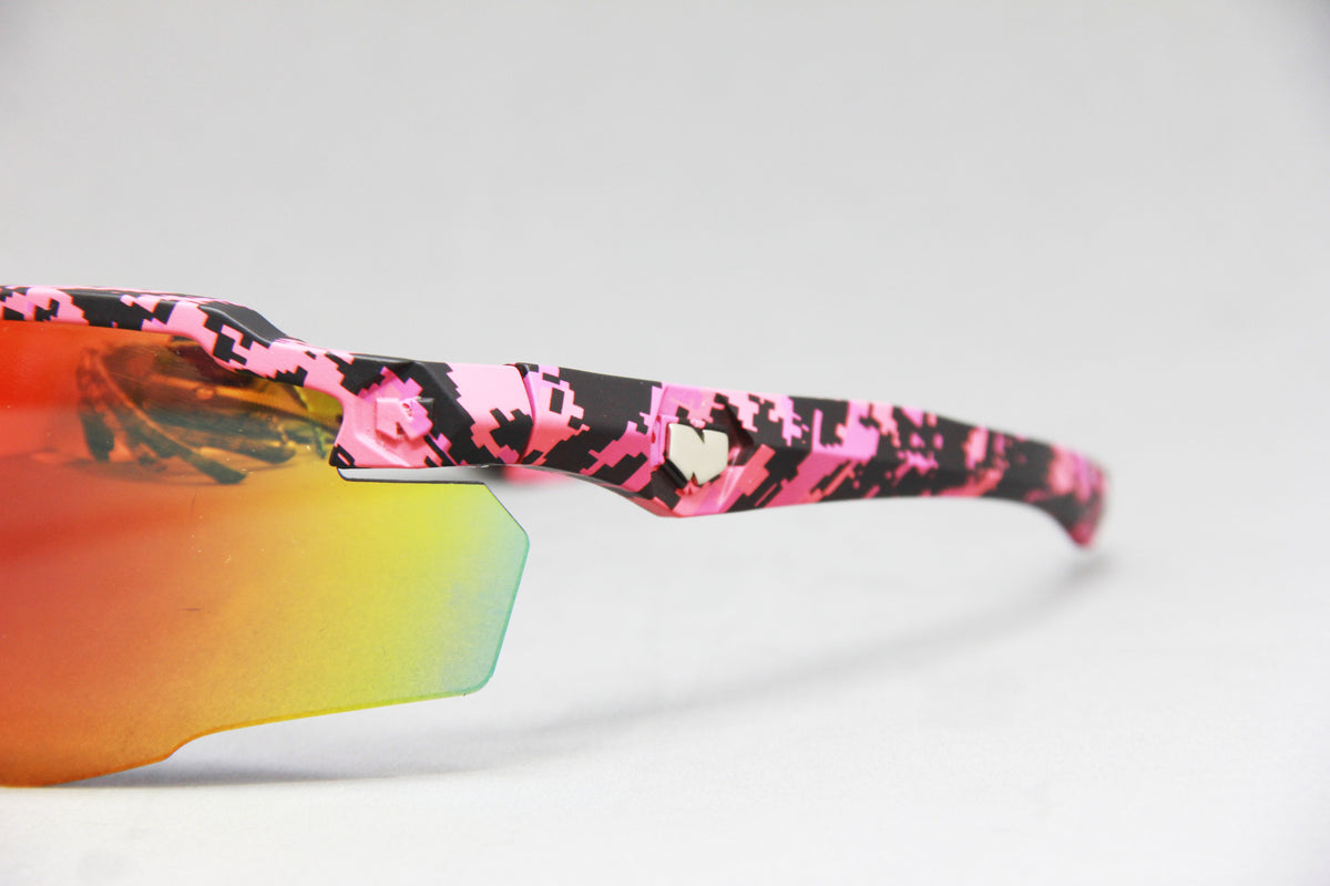 COMBO 2025 STINGER PINK CAMO RUBY FIRE Z87.1 SAFETY RX PRESCRIPTION SUNGLASSES