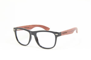 OUTLET NUKE METEOR GLOSS BLACK ROSE WOOD  PRESCRIPTION EYEGLASSES